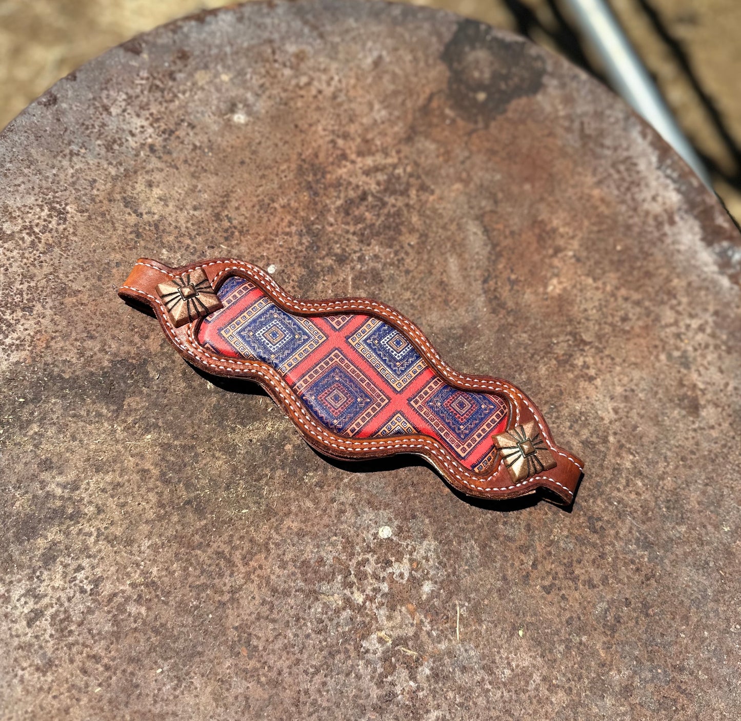 Bronc Noseband - Geometric Square